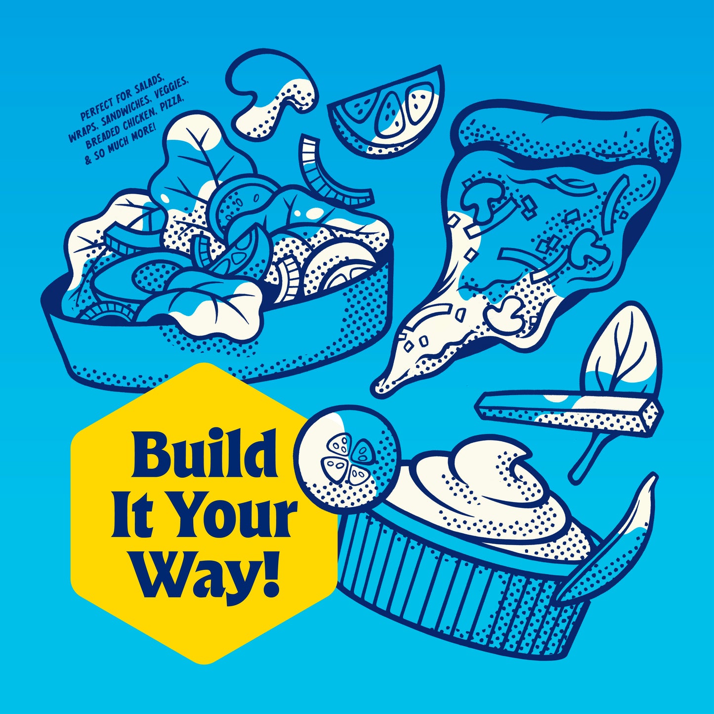 Build the Body Protein Ranch Seasoning | Mix w/ Greek Yogurt or Cottage Cheese for Protein Dips in Minutes | Flavor Boost for Veggies & Salads | Gluten Free