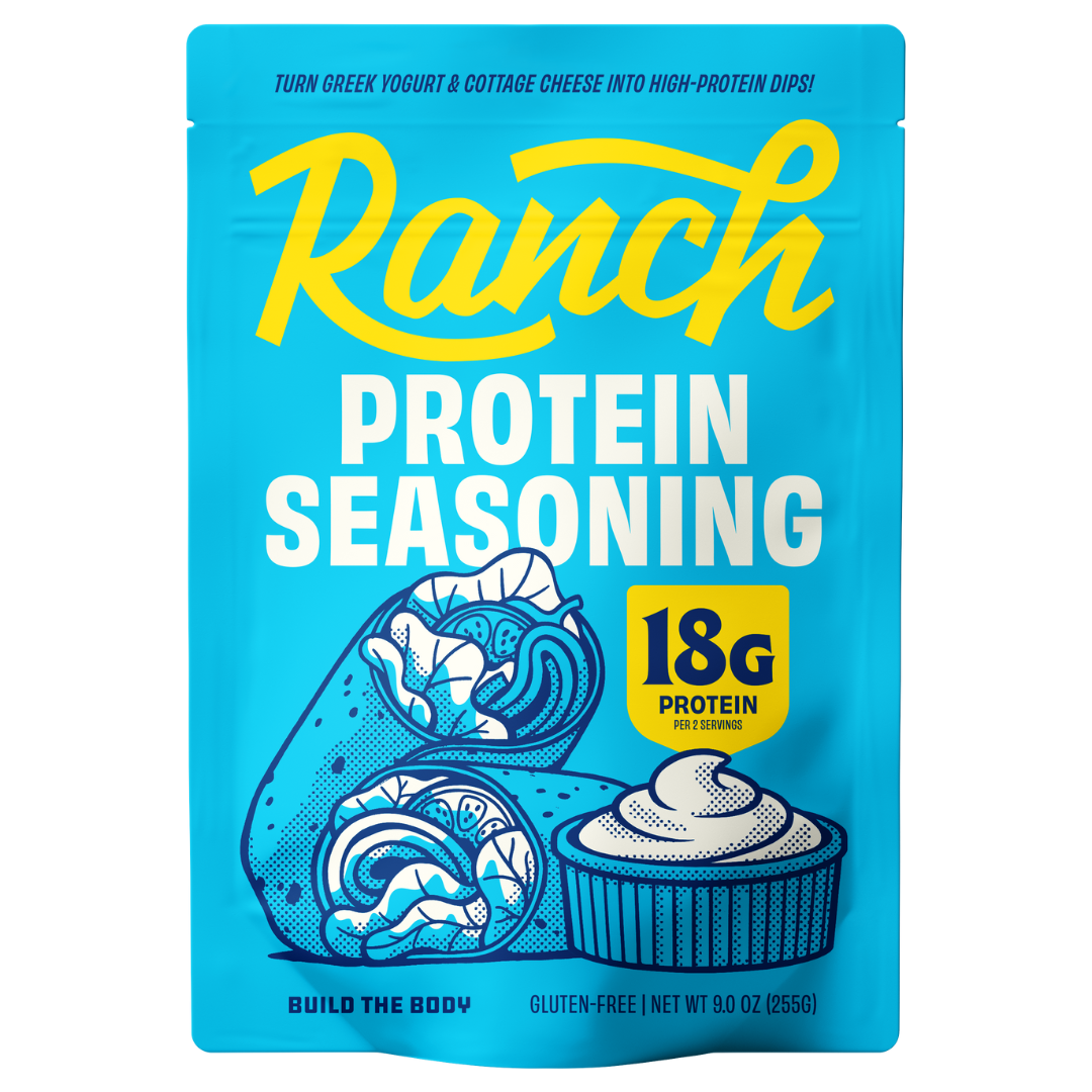 Build the Body Protein Ranch Seasoning | Mix w/ Greek Yogurt or Cottage Cheese for Protein Dips in Minutes | Flavor Boost for Veggies & Salads | Gluten Free
